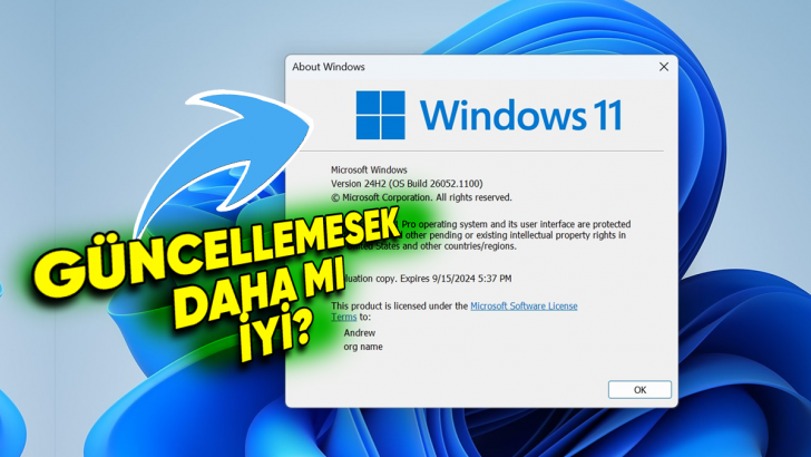 Artık Kaçış Yok: Windows 11 İsteseniz de İstemeseniz de 24H2 Güncellemesini Otomatik Olarak Kuracak