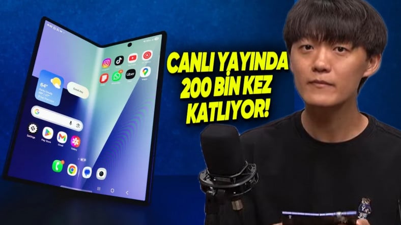 Çılgın Bir YouTuber, Samsung Galaxy Z Fold7yi 10 Saatlik Canlı Yayında 200 Bin Kez Katlayıp Açtı [Video]