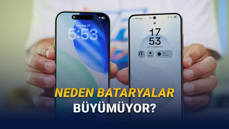 Çinli Markalar Akü Gibi Dev Bataryalar Sunarken Apple ve Samsungun Bataryaları Neden Büyümüyor?