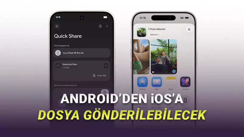 Tarihi Yenilik: İlk Kez Bir Android Telefon, AirDrop ile iPhonelara Dosya Gönderebilecek