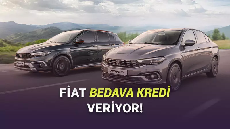 Aralık 2025 Fiat Kampanyaları: 1 Milyon TLye Kadar Faizsiz Kredi Var!