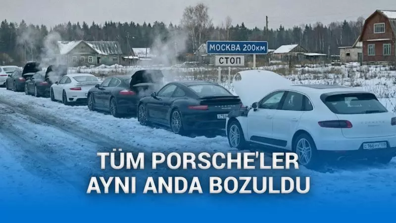 Rusyadaki tüm Porsche otomobiller aynı anda kullanılamaz hale geldi