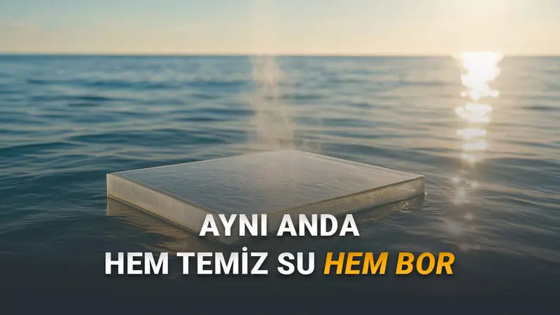 Çin Deniz Suyundan Bor Elde Etmeyi Başardı (Türkiyeden Bor İthal Etmeyi Bırakabilirler)