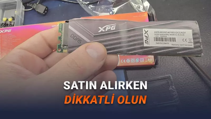 Amazonda Sahte DDR5 RAMler Satılmaya Başlandı (Uçuk Fiyatlar Yetmezmiş Gibi...)