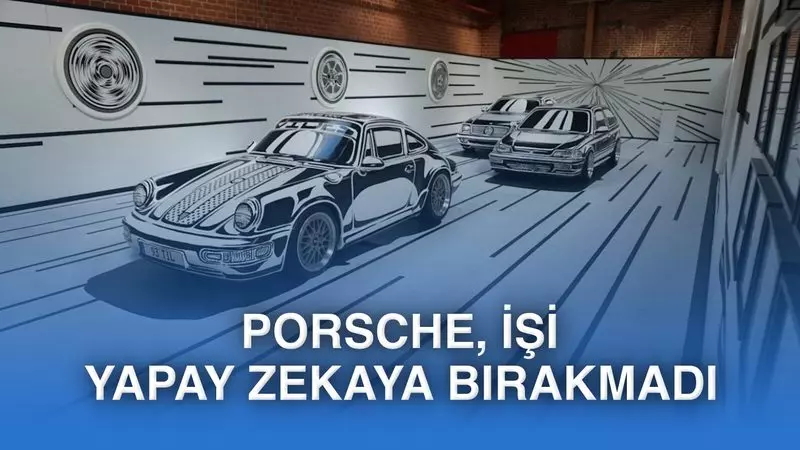 Porscheden yapay zeka ile reklam tartışmalarına yanıt: 2D çizimlerle oluşturulan muhteşem reklam filmi