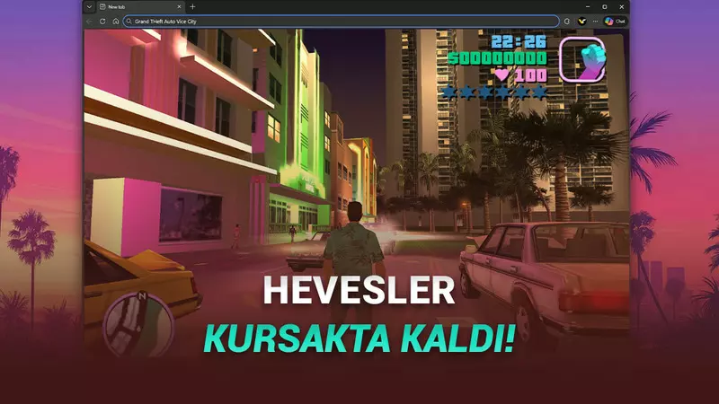 Bir Zamanlar Uğruna PC Topladığımız GTA Vice Citynin Tarayıcı Versiyonu Yayınlandı