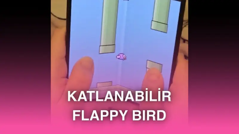 Sadece katlanabilir telefonda oynanabilen Flappy Bird geliştirildi [Video]