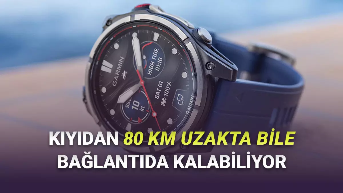 Denizaltı Gibi Akıllı Saat Garmin Quatix 8 Pro Tanıtıldı: 80 km Açık Deniz Bağlantısı, 15 Gün Pil Ömrü ve Dahası