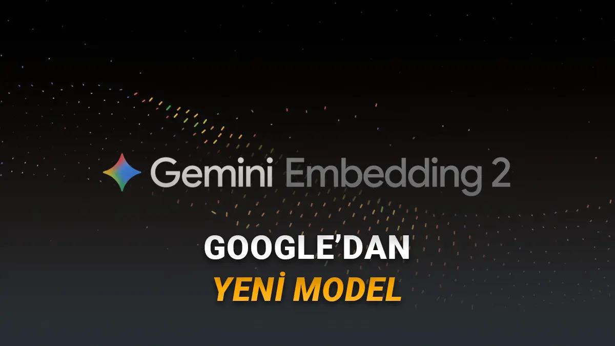 Googledan Yeni Model: Gemini Embedding 2 ile Metin, Görüntü ve Ses Tek Bir Modelde!