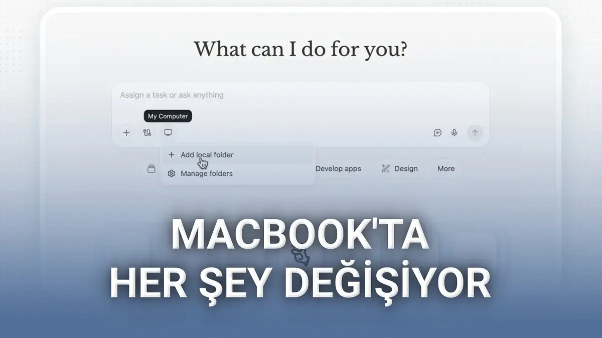 MacBookta Klavye Mouse Kullanma Devri Bitti: İşte Macleri Yapay Zekanın Kendisine Dönüştüren Uygulama
