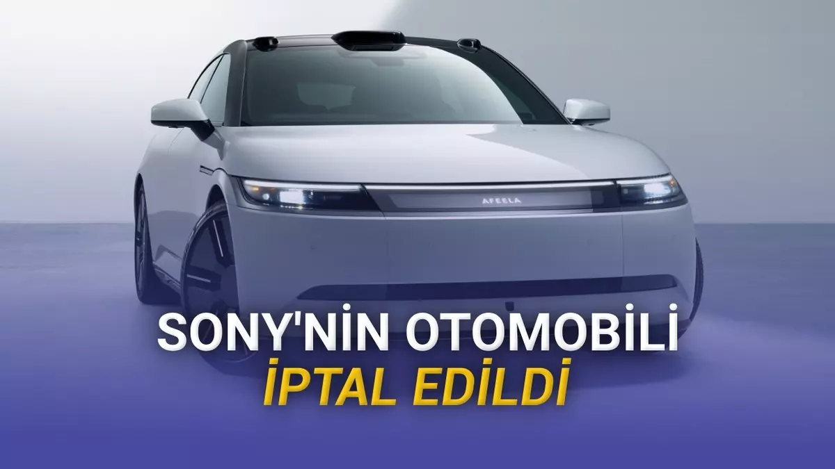 Sony ve Honda’nın Ortak Elektrikli Otomobili Afeela 1 İptal Edildi
