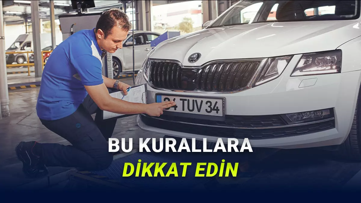 Araç Sahipleri Dikkat: TÜVTÜRK Yeni Plaka Kurallarını Paylaştı!
