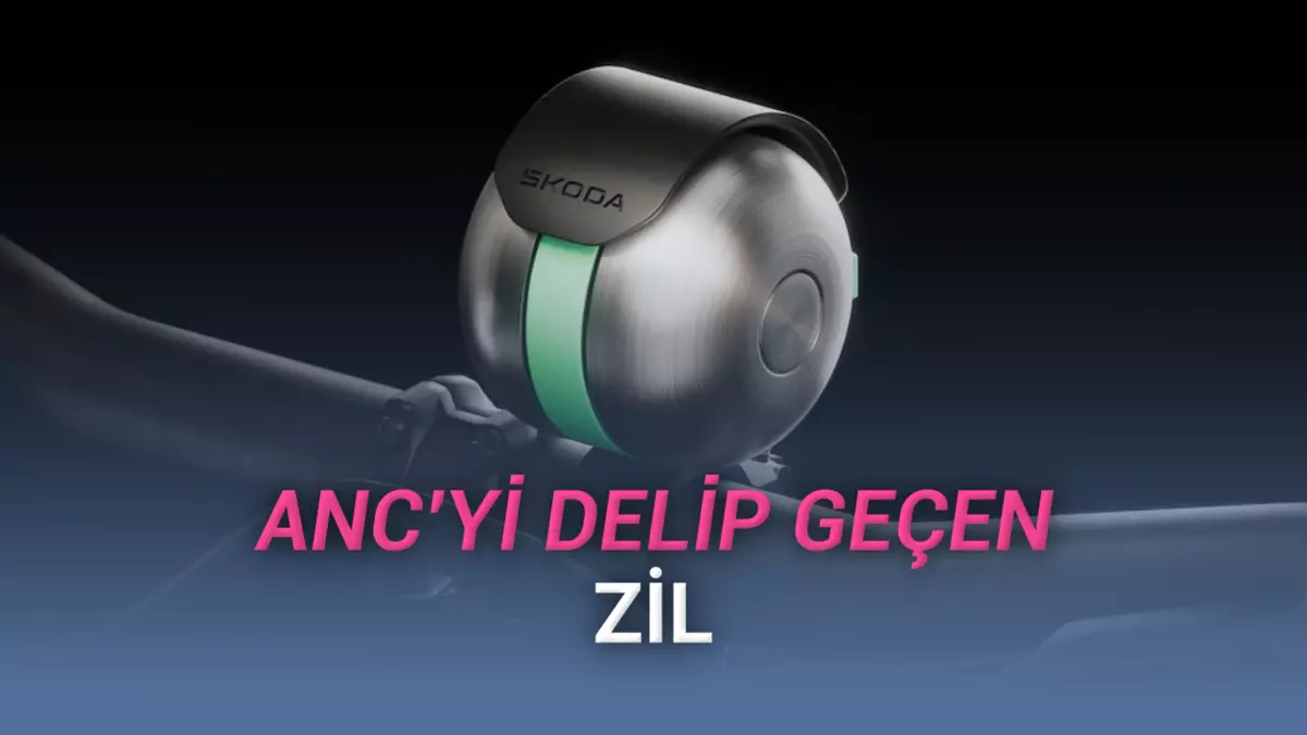 Skoda, Aktif Gürültü Engelleme Özelliğini Bile Delip Geçen Bisiklet Zili Duyurdu