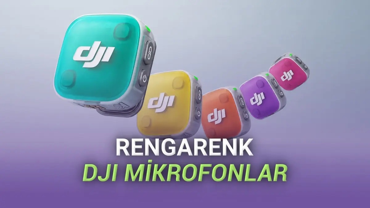 DJI, Kapkara Mikrofonlardan Sıkılanlar İçin Rengarenk Mic Mini 2yi Duyurdu
