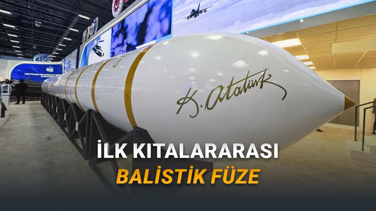 Türkiyenin Bugüne Kadar Ürettiği En Büyük Füze YILDIRIMHANın Özellikleri!