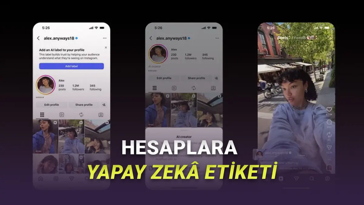 Instagram, Sürekli Yapay Zekâ İçerikleri Paylaşan Hesaplara Etiket Ekleyecek