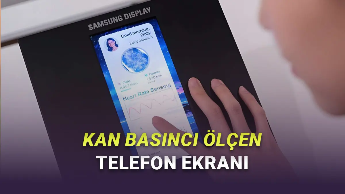 Samsung, Tek Dokunuşla Kan Basıncı ve Kalp Atış Hızı Ölçebilen Telefon Ekranı Tanıtt!