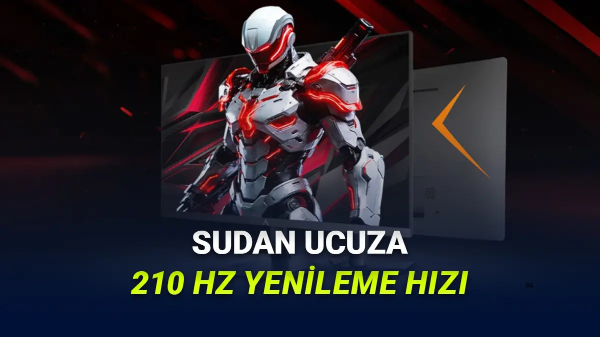 Lenovo, Aşırı Uygun Fiyata 210 Hz Yenileme Hızı Sunan Oyuncu Monitörü Tanıttı