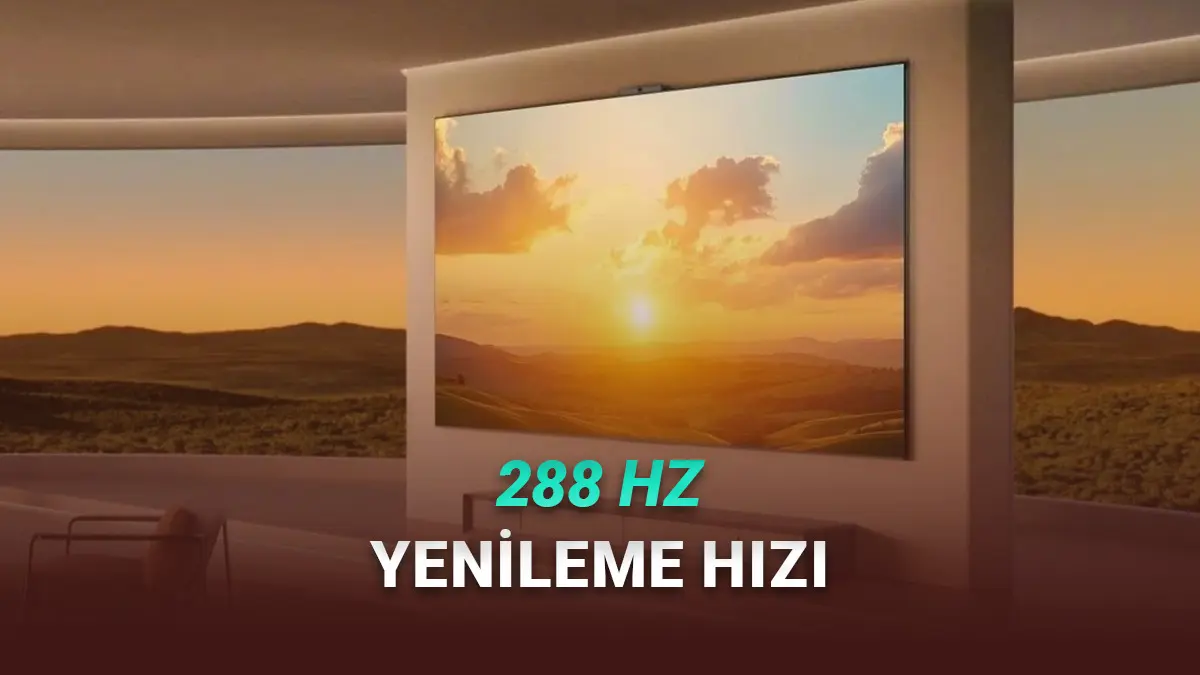 Huawei’den Oyuncu Monitörü Gibi Televizyon: 4K, Mini LED, 288 Hz Yenileme Hızı