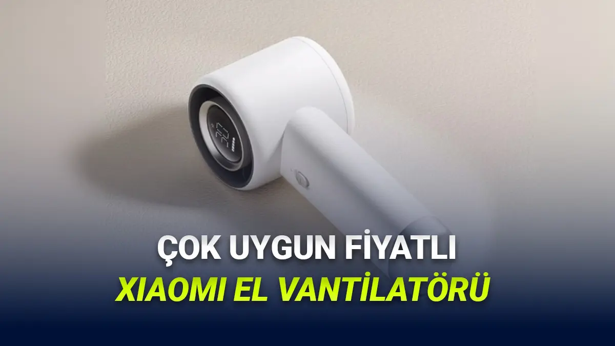 Xiaomi, Bu Sıcak Günlerde Herkese İlaç Gibi Gelecek Sudan Ucuz El Vantilatörü Tanıttı