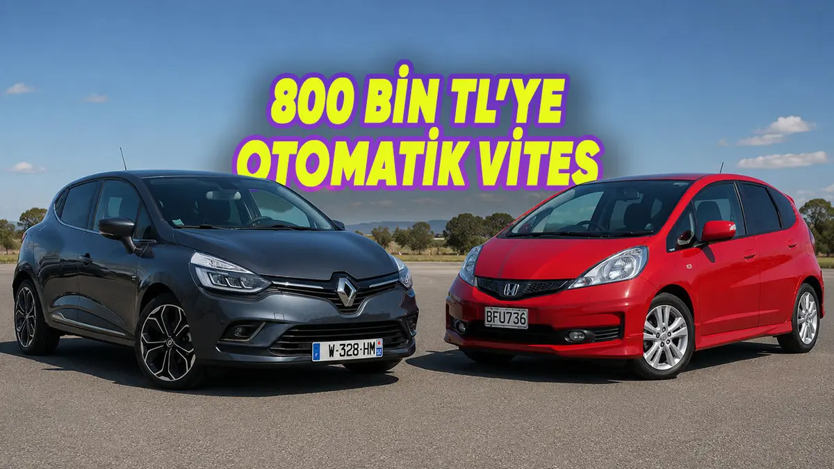 800 Bin TLye Kadar Alınabilecek, En İyi Otomatik Vites 2. El Otomobiller