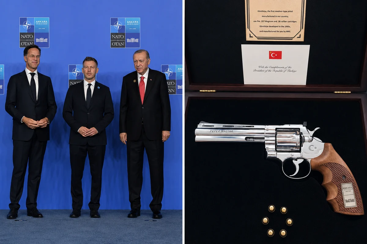 Macaristan Başbakanı Magyardan Cumhurbaşkanı Erdoğanın silah hediyesine dikkat çeken yorum