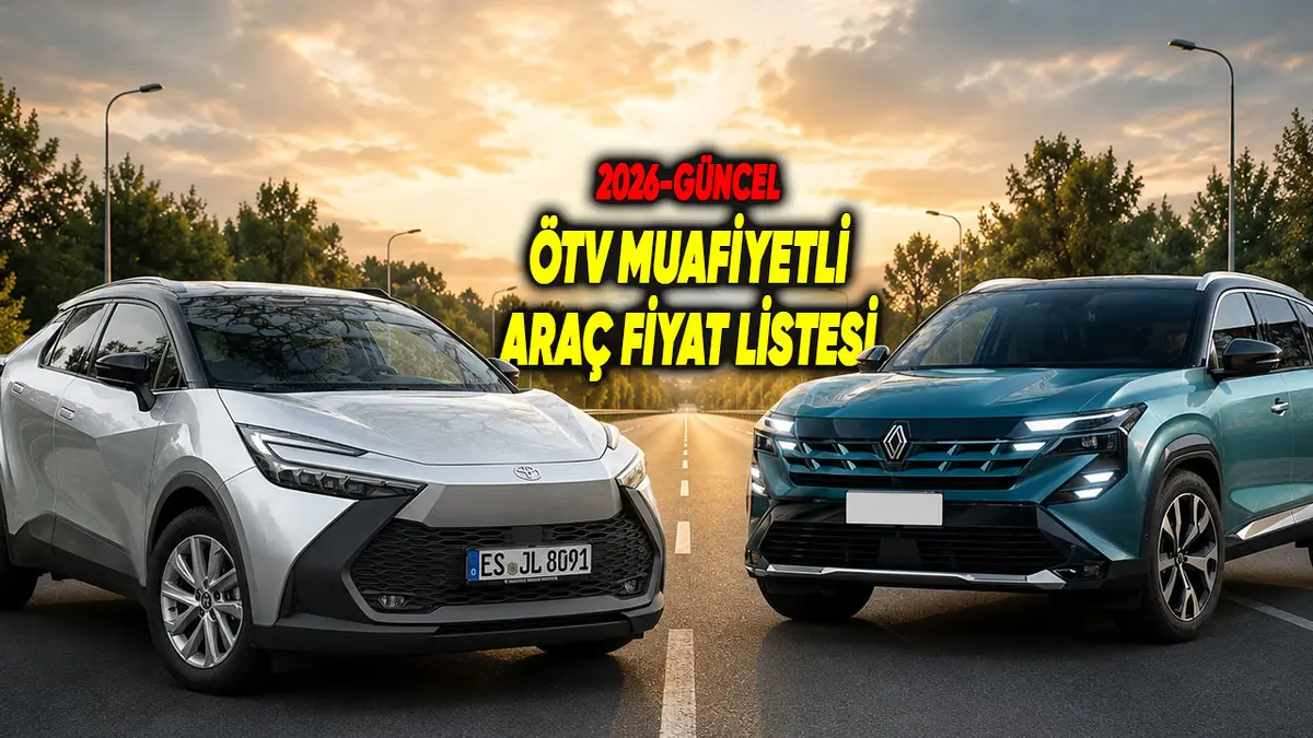 ÖTV Muafiyetli Tüm Araçlar Güncel Fiyat Listesi - Temmuz 2026 ÖTVsiz Araba Fiyatları