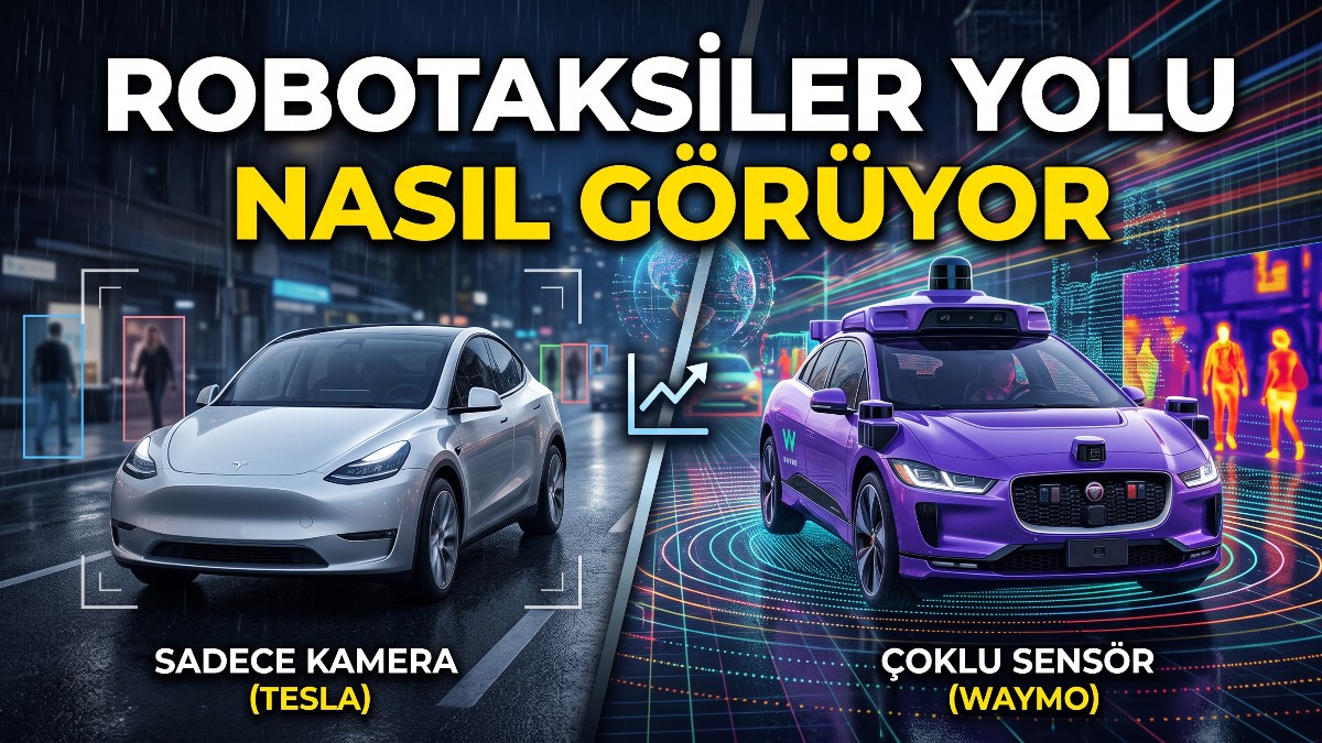 Robotaksilerin görmeyen gözleri: LIDAR, FLIR, 4D radar ve dahası