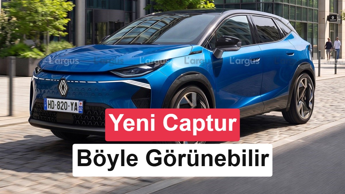 Yeni nesil Renault Captur geliyor: İşte muhtemel tasarımı