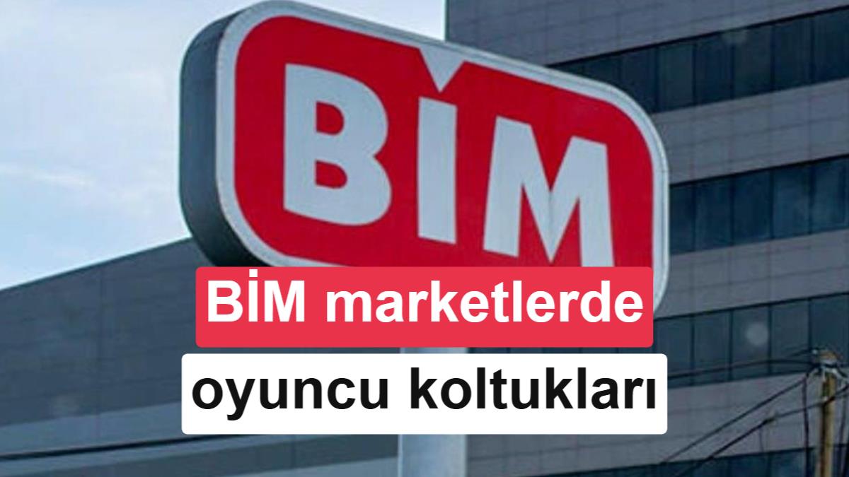 BİM marketler XDrive oyuncu koltuğu satacak