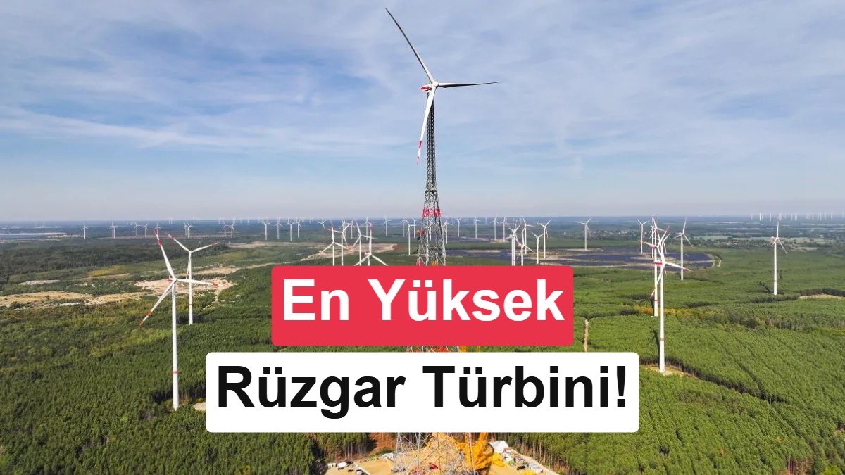 Dünyanın en yüksek rüzgar türbini tamamlandı: 365 metre yükseklikte elektrik üretecek