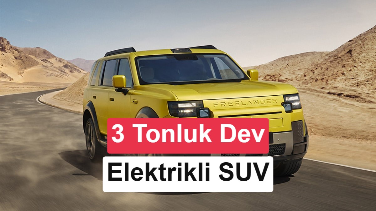 3 tonluk dev Freelander 8 satışa çıktı: 818 beygir güç ve 12 dakikada şarj