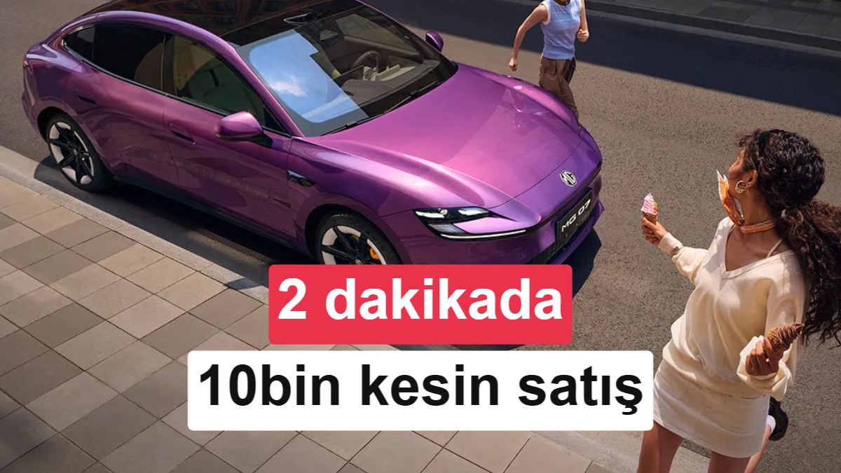 MG 07 iki dakikada kesin sipariş rekoru kırdı: 15 bin dolar başlangıç fiyatı, 845 km menzil