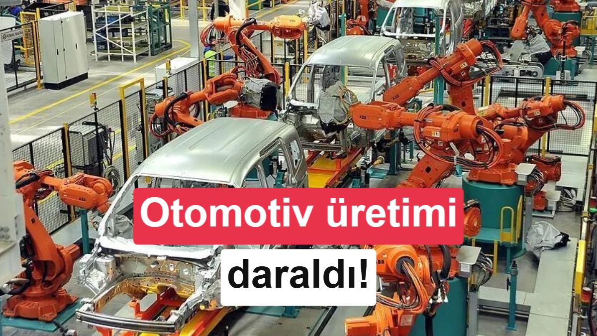 Türkiye'nin otomotiv üretimi yüzde 8, ihracatı yüzde 14 daraldı