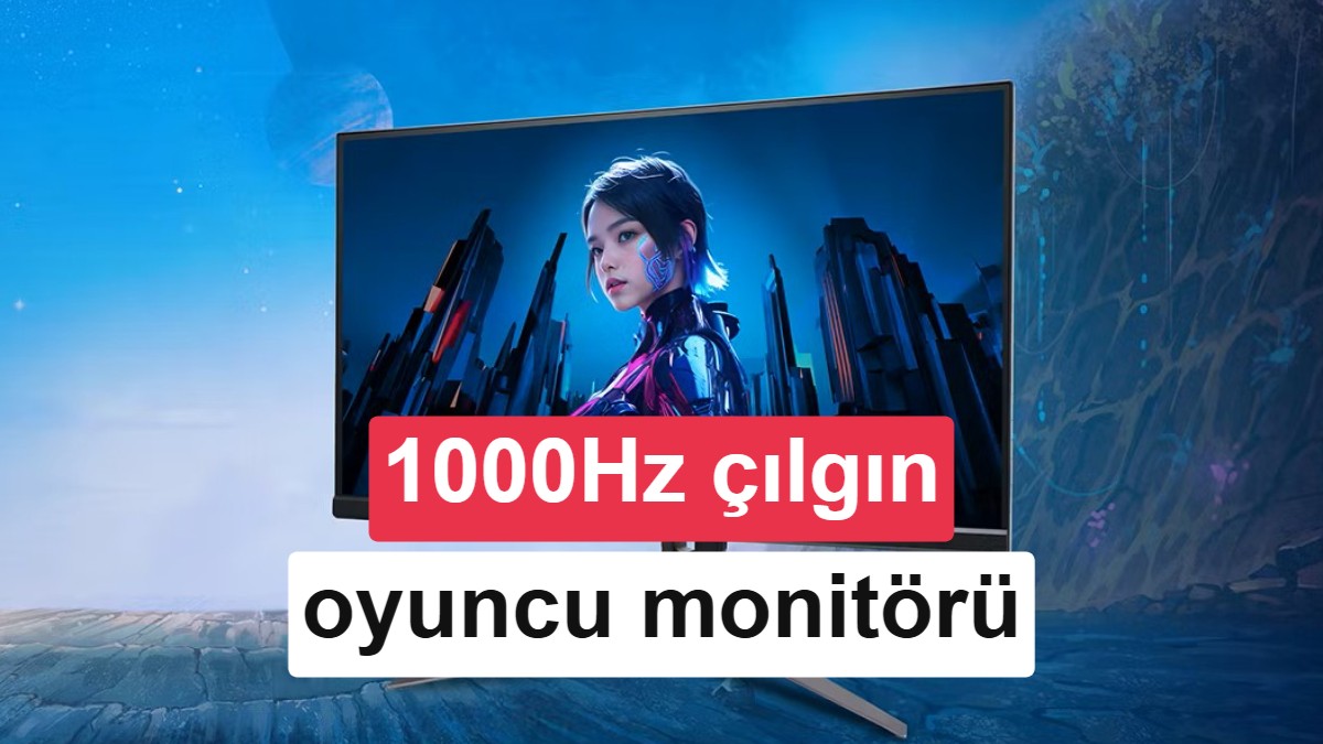 Acer 1000Hz oyuncu monitörünü satışa sunuyor