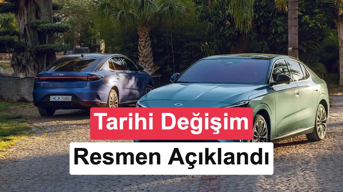 Togg'daki ayrılık resmen açıklandı: KAP'a bildirildi