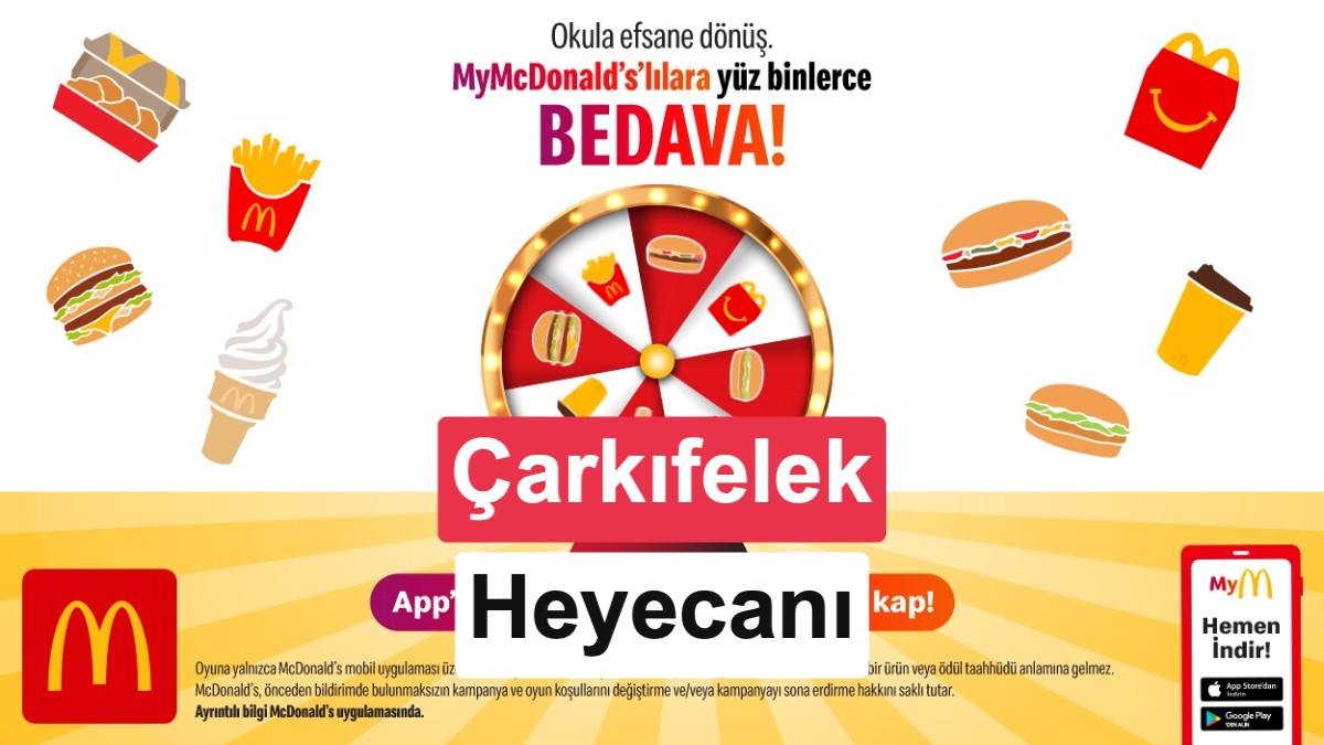 McDonald’s Türkiye'de Çarkıfelek Heyecanı Başladı