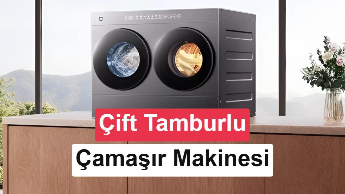 Xiaomi'den çift tamburlu kompakt çamaşır makinesi: İşte fiyatı