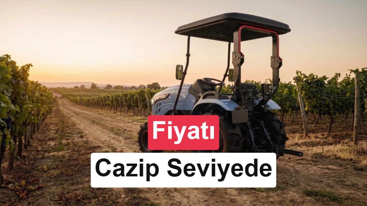 Güneş enerjisiyle şarj olabilen elektrikli traktör: 6 saat çalışabiliyor!