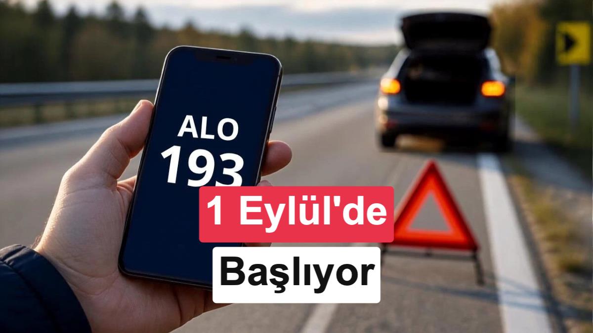 Trafik kazalarında yeni dönem: Alo 193 yarın başlıyor!