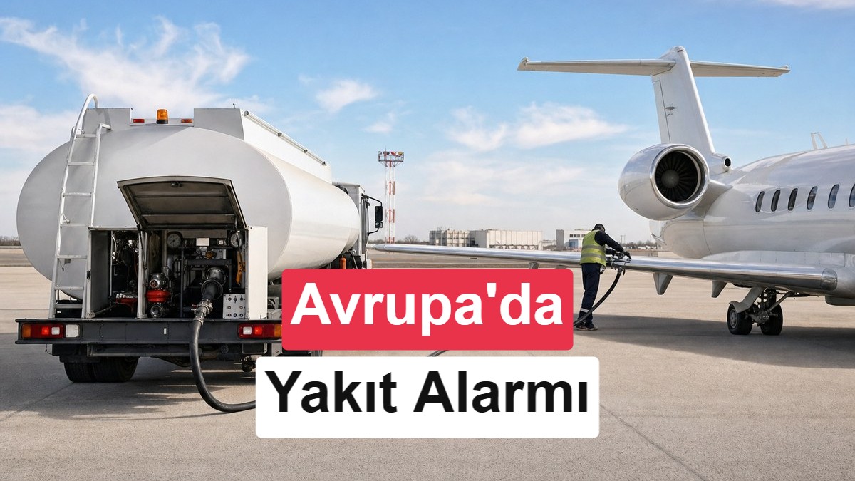 Avrupa'da yakıt krizi büyüyor: Uçak yakıtı alarm veriyor