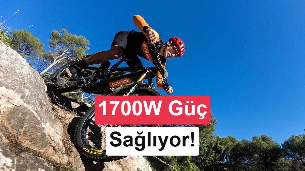 Elektrikli bisiklet dünyasını sarsacak motor: 1.700 watt güç
