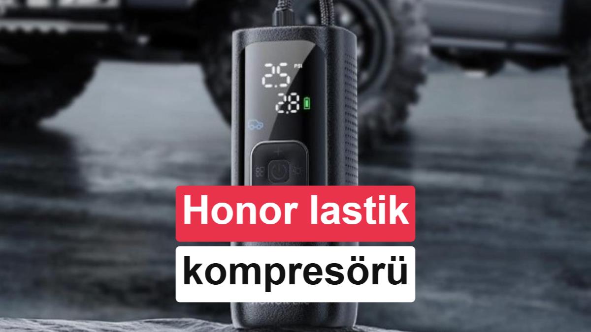 Honor araçlar için lastik kompresörünü duyurdu