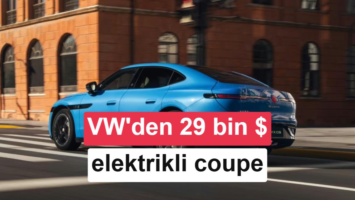 755 km menzil, 29 bin dolar fiyat: Volkswagen ID. Unyx 09 elektrikli coupe