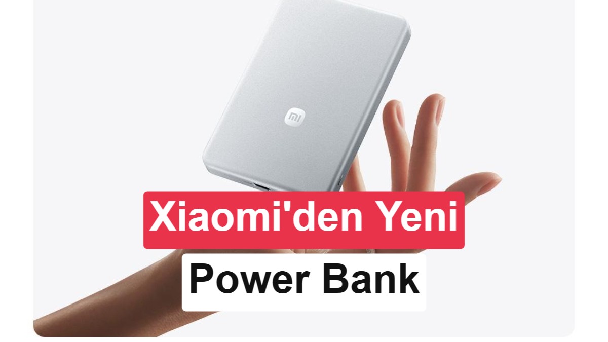 Xiaomi 10.000 mAh ultra ince manyetik power bank tanıtıldı