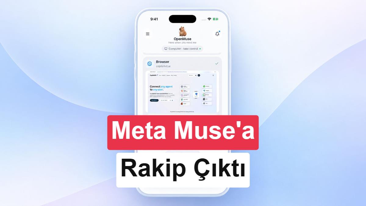 Meta Muse'a açık kaynaklı alternatif geldi: OpenMuse, kendi AI ajanınızı oluşturuyor