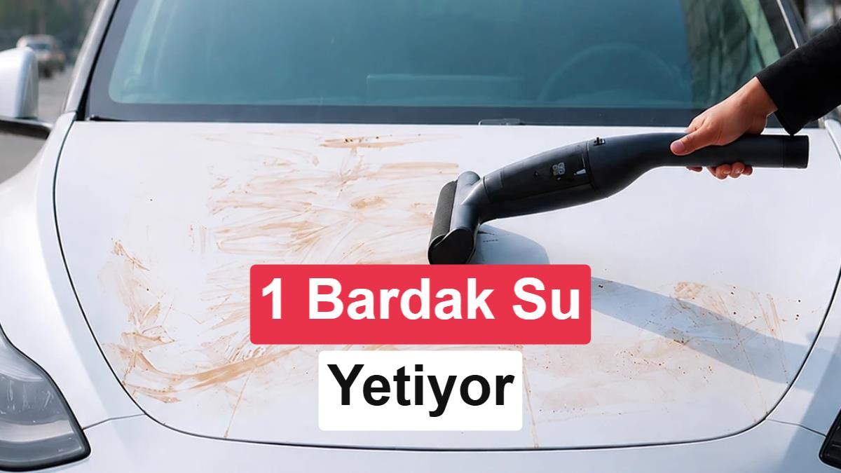 Bir bardak suyla arabanızı yıkayabilen taşınabilir devrimsel cihaz