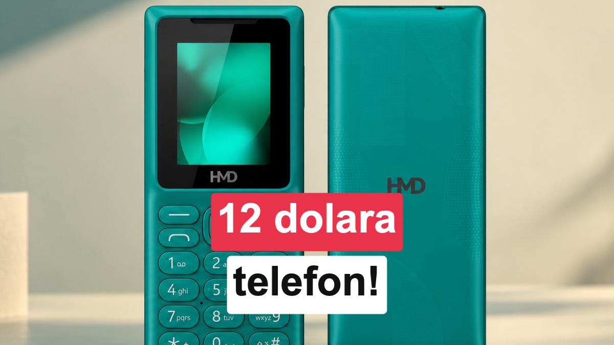 HMD'den 12 dolara tuşlu telefon: 2G, FM radyo, değiştirilebilir batarya