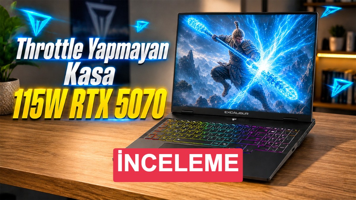 Oyun Performansı Odaklı | Excalibur G915 Gaming Laptop İnceleme