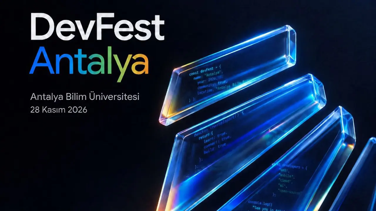 DevFest Antalya 2026 İçin Geri Sayım Başladı